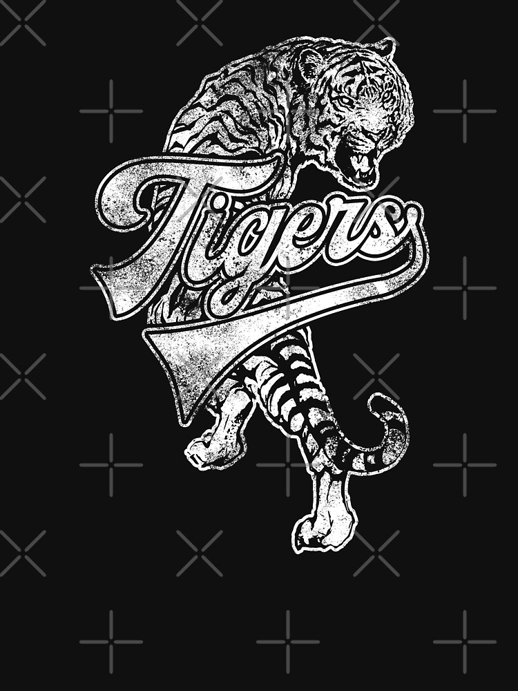  Tigers Mascot T Shirt Vintage Sports Name Tee Design : Clothing,  Shoes & Jewelry