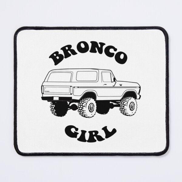Item preview, 197879 Bronco Girl Black Print Fitted Scoop designed and sold by DonlyOneDesign.