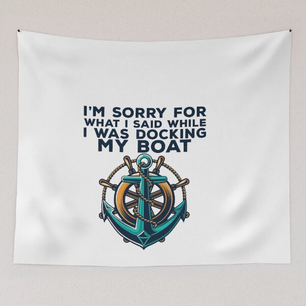 Item preview, Funny Boat Shirts- I'm Sorry For What I Said When I Was Docking My Boat - Gift for Boater, Boat Owner Shirt, Boating Gift for Dad designed and sold by CatchUriDesigns.