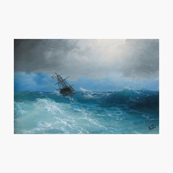 Item preview, Gathering Storm-  Ivan Konstantinovich Aivazovsky  designed and sold by TeeARTHY.