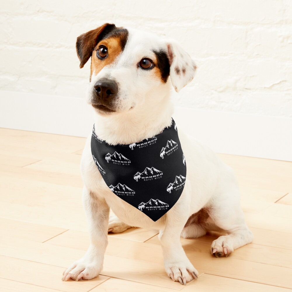 Bronco Built Wild Mountain ' Pet Bandana for Sale by DonlyOneDesign