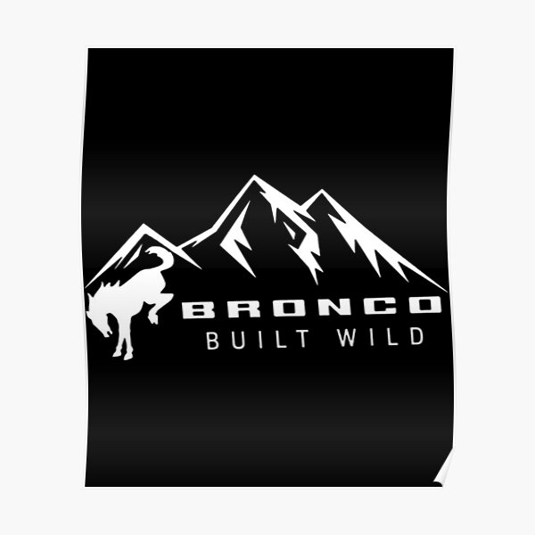 Bronco Built Wild Mountain  Pet Bandana for Sale by DonlyOneDesign