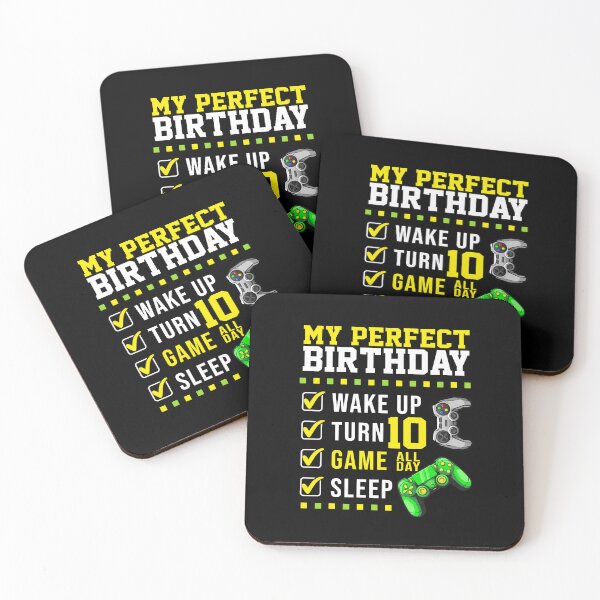 Item preview, My Perfect Birthday Party Gamer 10 Years Old Boy Kids funny perfect cute  designed and sold by elizabethdawnn.