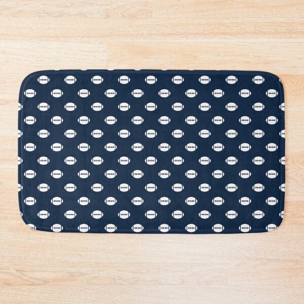 Item preview, Navy and White Footballs designed and sold by 3hornCreations.