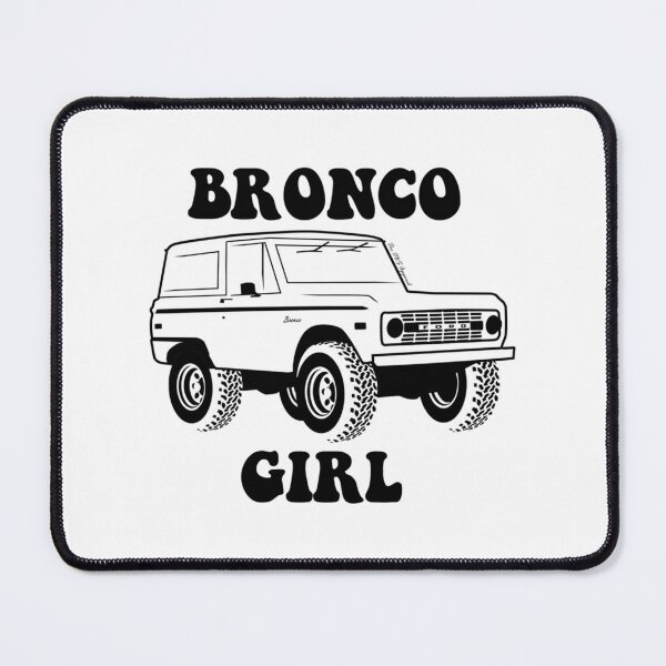 Item preview, Bronco Girl 1966-1977 Black Print Relaxed Fit  designed and sold by DonlyOneDesign.