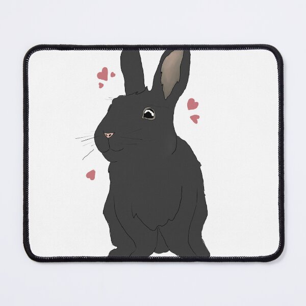 Item preview, Black rabbit designed and sold by LillieRohling.