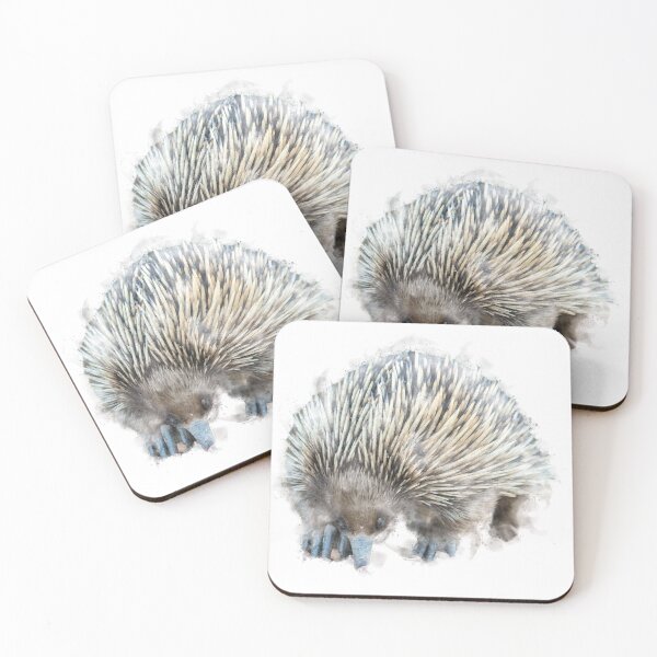 Item preview, Echidna Watercolour Artwork designed and sold by Typeglyphs.