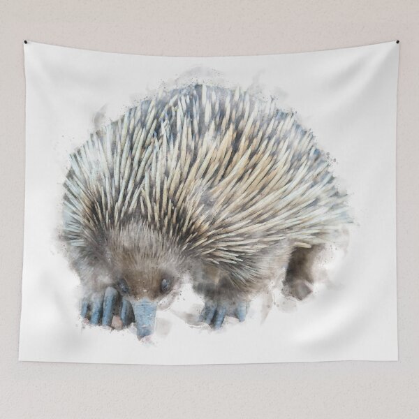 Item preview, Echidna Watercolour Artwork designed and sold by Typeglyphs.