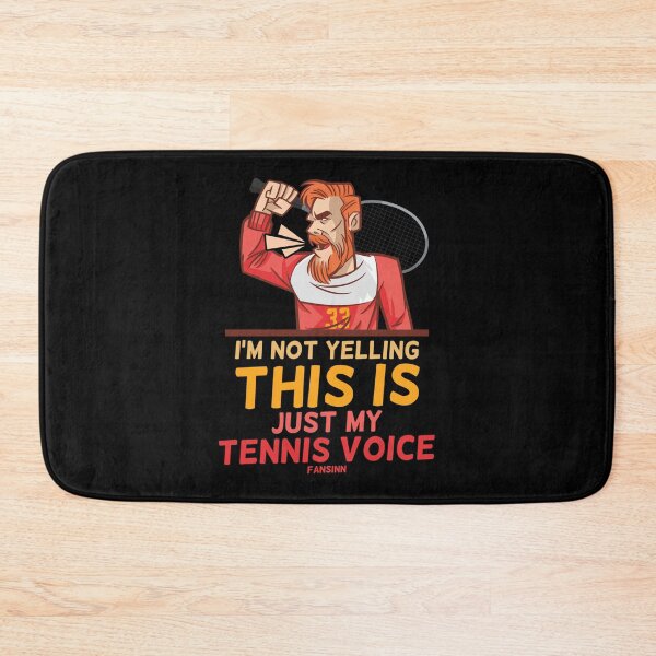 Item preview, I'm Not Yelling This Is Just My Tennis Voice Sticker designed and sold by maude5ig.