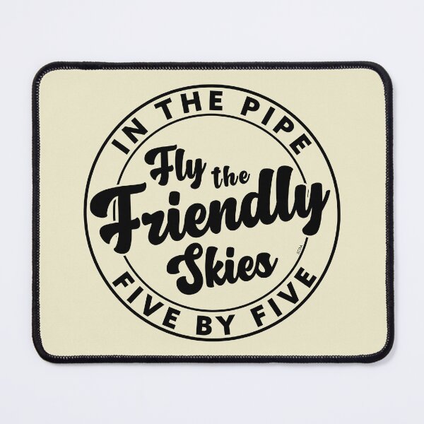 Item preview, Fly the Friendly Skies (black) designed and sold by Murder of Crows.