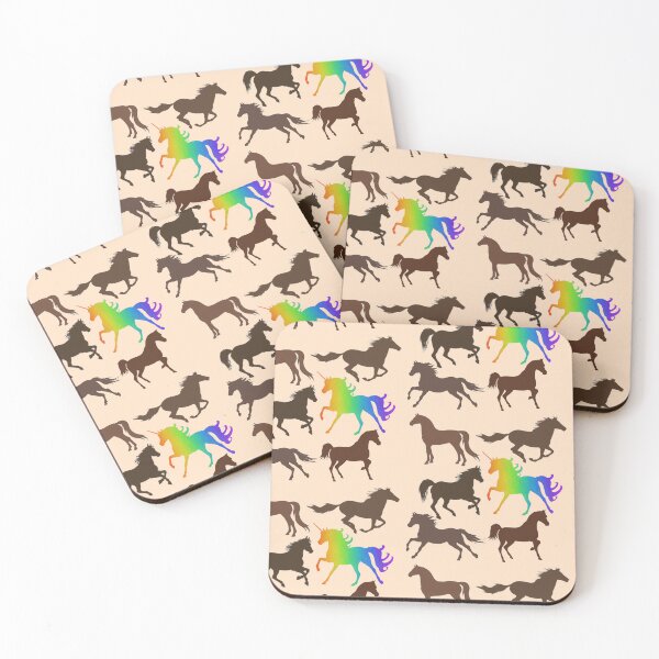 Item preview, Be a unicorn in a field of horses pattern  designed and sold by KCAbdelnour.