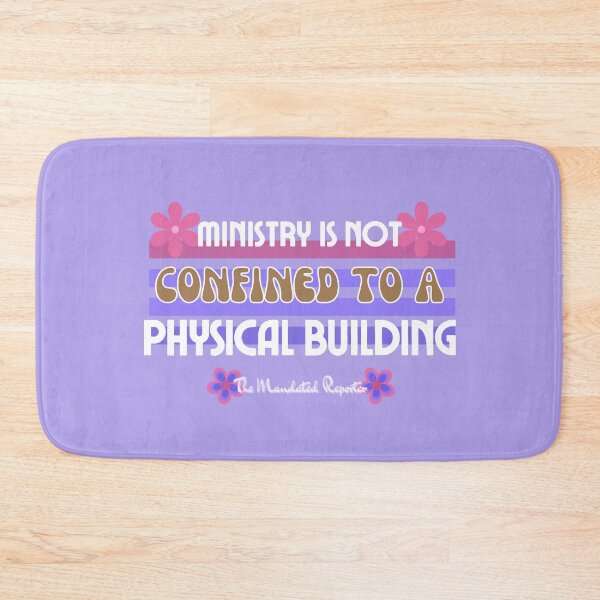 Item preview, Ministry is Not Confined to a Physical Building - Vintage Purple designed and sold by TheReporter1.
