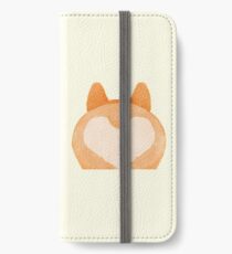 Corgi Hintern Liebe iPhone Flip-Case/Hülle/Skin