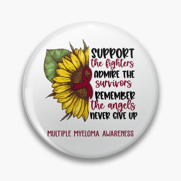 Item preview, Multiple Myeloma Awareness - Support the Fighters Admire the Survivors Remember the Angels Never Give Up designed and sold by whlrcheryl.