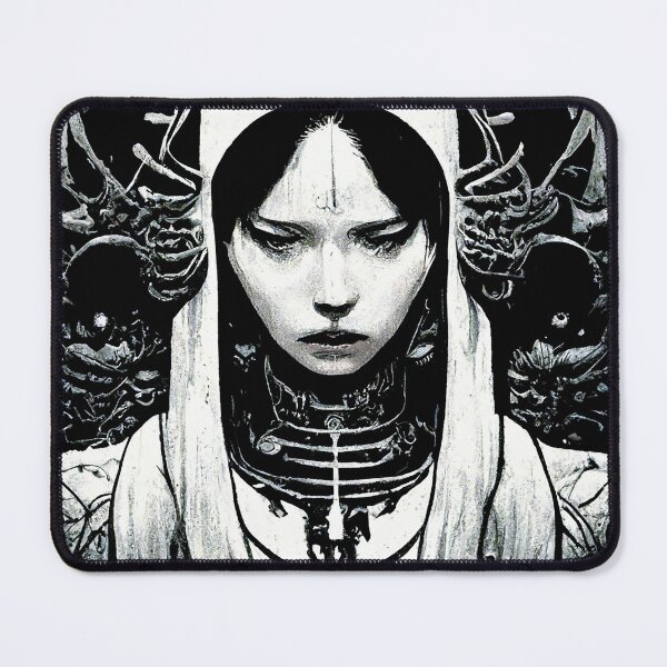 Item preview, Priestess of Goat Shadow Man- Black Metal- The Mystical Guide to Errosion777 designed and sold by esotericorigins.