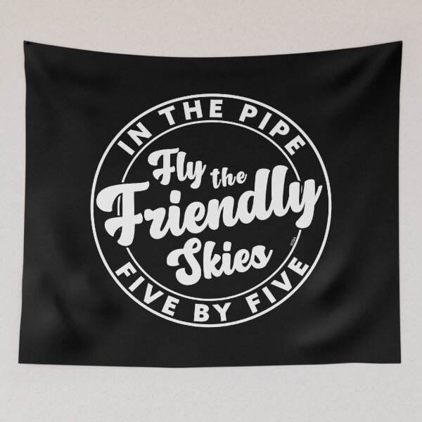 Item preview, Fly the Friendly Skies (white) designed and sold by Murder of Crows.