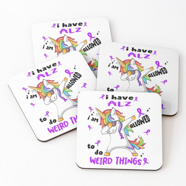 Item preview, ALZ Awareness Funny I have ALZ i'm allowed to do Weird Things! designed and sold by JanetShop809.