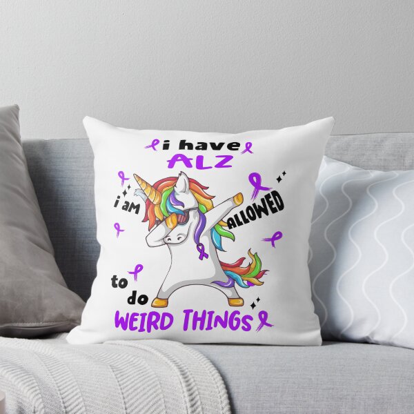 Item preview, ALZ Awareness Funny I have ALZ i'm allowed to do Weird Things! designed and sold by JanetShop809.