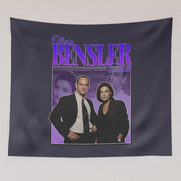 Item preview, Green Bensler Olivia Benson Elliot Stabler 90s Inspired Homage  designed and sold by Lupton1993.