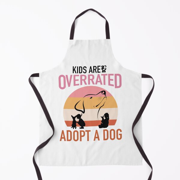 Aperçu de l'œuvre Les enfants sont surestimés Adoptez un chien créée et vendue par Kunal Smart.