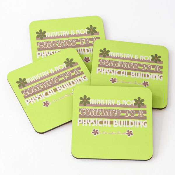 Item preview, Ministry is Not Confined to a Physical Building - Vintage Lime designed and sold by TheReporter1.