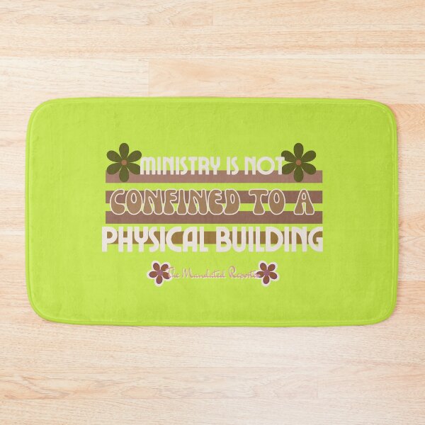 Item preview, Ministry is Not Confined to a Physical Building - Vintage Lime designed and sold by TheReporter1.