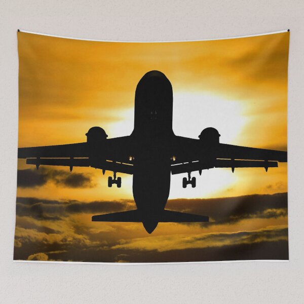 Item preview, AVIATION #33 - Airliner Silhouette at Golden Take-off designed and sold by DEL-Productions.