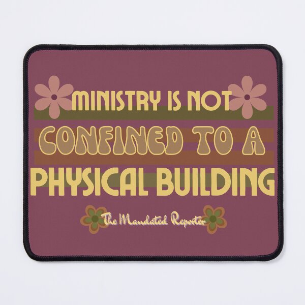 Item preview, Ministry is Not Confined to a Physical Building - Eggplant designed and sold by TheReporter1.