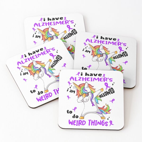 Item preview, Alzheimer's Awareness Funny I have Alzheimer's i'm allowed to do Weird Things! designed and sold by JanetShop809.