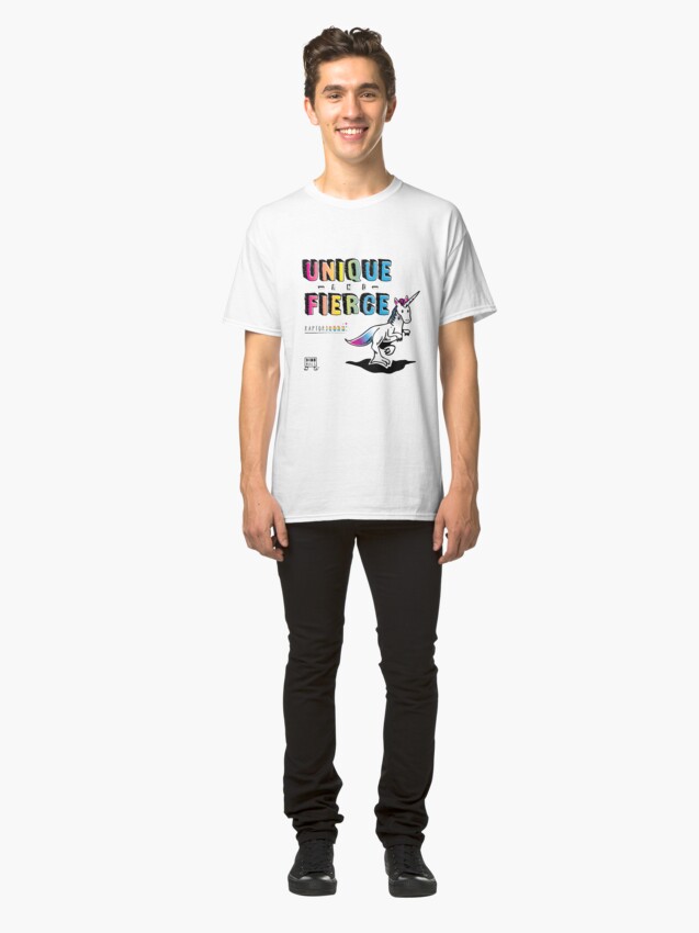 Alternate view of Unique and Fierce Classic T-Shirt