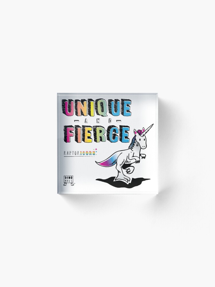 Alternate view of Unique and Fierce Acrylic Block