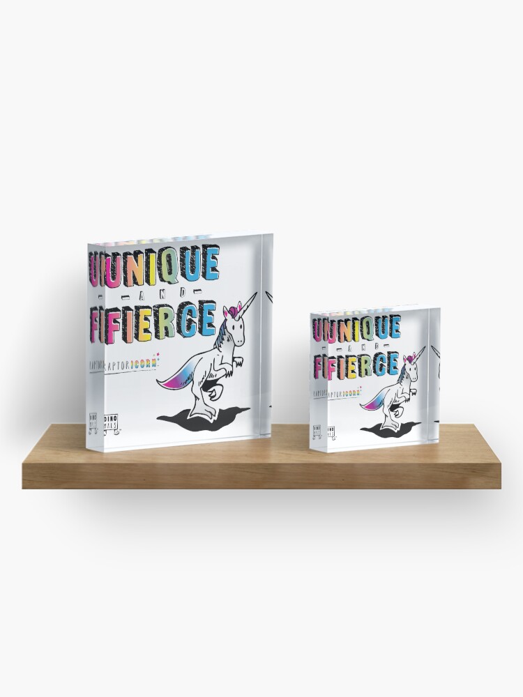 Alternate view of Unique and Fierce Acrylic Block