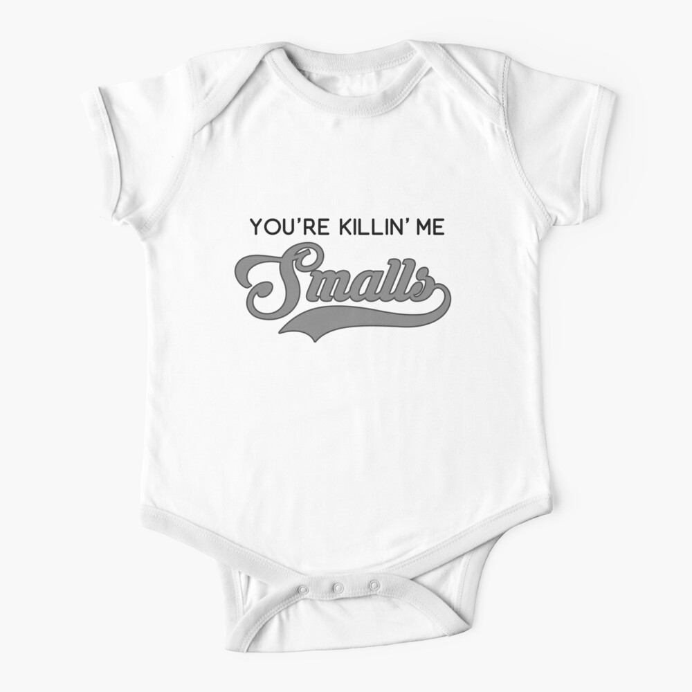 You're Killin Me Smalls (Parent/Gray) Baby One-Piece