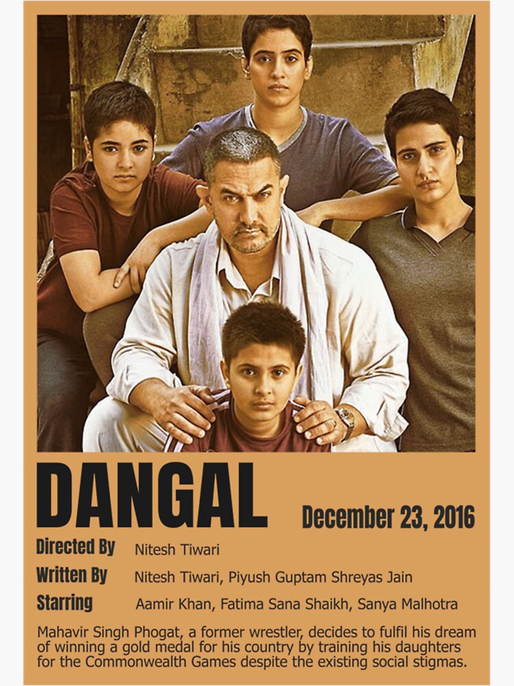 Bollywood Movie Dangal, Aamir Khan,Fatima Sana Shaikh, Sanya