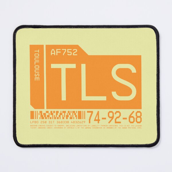 Aperçu de l'œuvre Luggage Tag C - TLS Toulouse France créée et vendue par VoodooCircus.