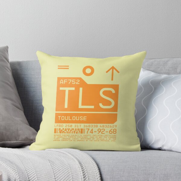 Artikelvorschau, Luggage Tag C - TLS Toulouse France entworfen und verkauft von VoodooCircus.