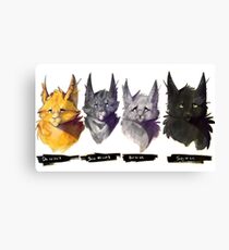 No Evil - Warrior Cats Power of Three Illustration Canvas Print