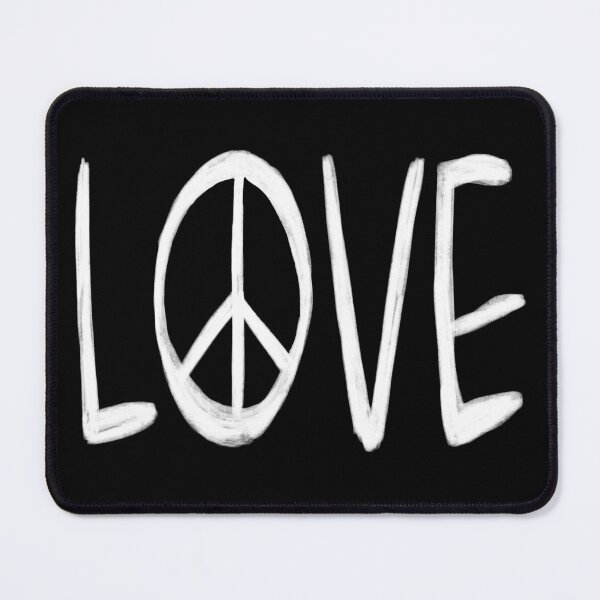 Item preview, Peace and Love, Love Peace designed and sold by badlydrawnbabe.