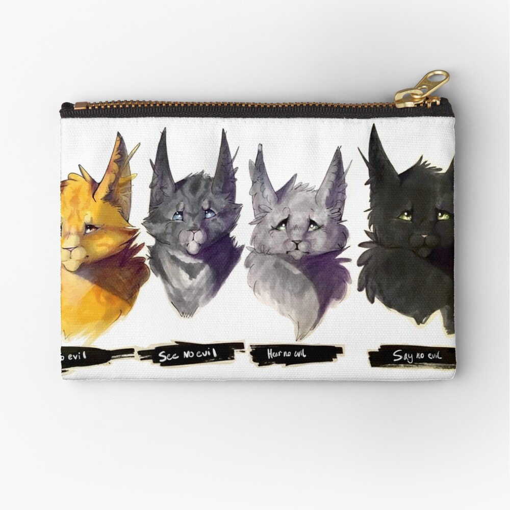 Warrior Cats - Leafpaw Colored Pencil Drawing Zipper Pouch for