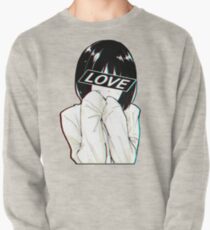 LIEBE traurig japanische Ästhetik Sweatshirt