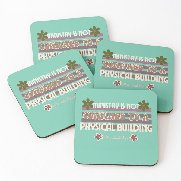 Item preview, Ministry is Not Confined to a Physical Building - Warm Aqua designed and sold by TheReporter1.