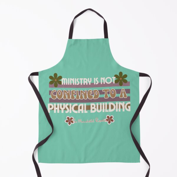 Item preview, Ministry is Not Confined to a Physical Building - Warm Aqua designed and sold by TheReporter1.
