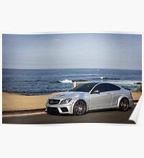 C63 Black Series Along the Coast - 4 Poster