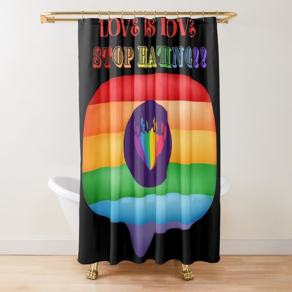 Item preview, LOVE IS LOVE STOP HATING DESIGN BY SAGFABULOUS designed and sold by SagFabulous.