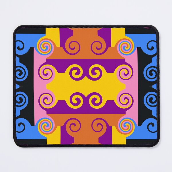 Item preview, Psychedelic Swirly Geometric Seamless Pattern  designed and sold by WinArtDesigns.