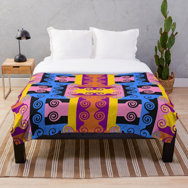 Item preview, Psychedelic Swirly Geometric Seamless Pattern  designed and sold by WinArtDesigns.