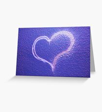 Purple Heart- Unique Urban Design Greeting Card
