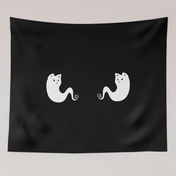 Item preview, Funny Cat Ghosts Boobs Bra Titties Tits Breast Boobies design designed and sold by Merchking1.