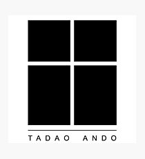 Tadao Ando Logo Photographic Print