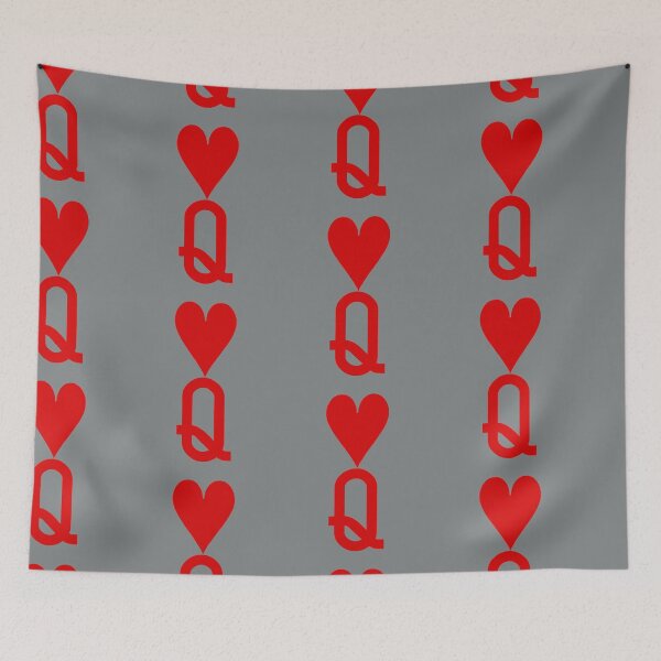 Item preview, Queen of Hearts Fitted V-Neck  designed and sold by JamiesionCC.
